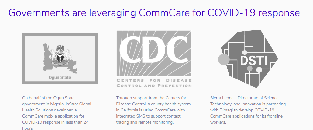 Dimagi Covid Partners